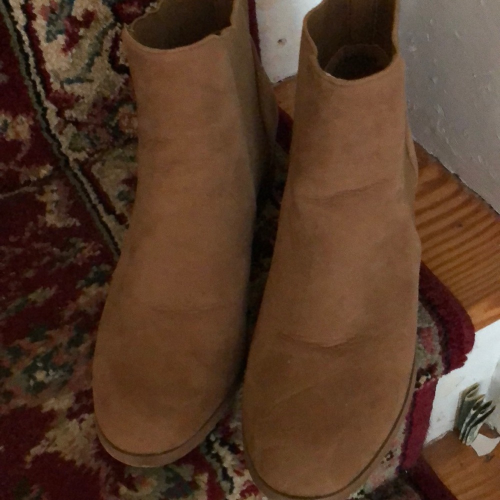 Suede booties